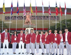 Lễ thượng cờ Đoàn Thể thao Việt Nam tại ASEAN Para Games 11