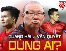 Quang Hải về nước nhưng ông Park sẽ dùng Văn Quyết ở AFF Cup?
