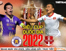 Nhận định bóng đá Hà Nội vs Hải Phòng, Siêu Cúp quốc gia (17h00, 29/1)