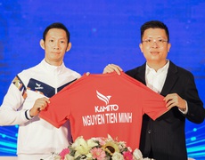 Tiến Minh đồng hành cùng Kamito tiếp lửa cho trẻ em đến với cầu lông