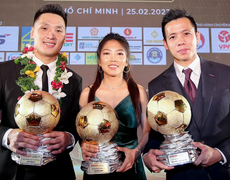 Huỳnh Như & Văn Quyết giành Quả bóng Vàng 2022