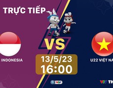 Kèo U22 Indonesia vs Việt Nam - VTV5 trực tiếp bóng đá SEA Games 32 hôm nay (16h00 ngày 13/5)