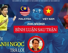 TRỰC TIẾP U22 Việt Nam vs Malaysia: Bình luận sau trận | Bạn hỏi, nhà báo Anh Ngọc trả lời