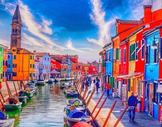 Burano – Hòn đảo nhỏ xinh đẹp của Italy