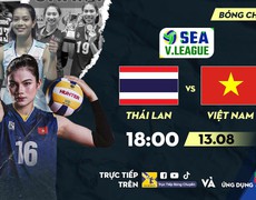 VIDEO, LINK trực tiếp bóng chuyền nữ Việt Nam vs Thái Lan, 18h00 hôm nay 13/8