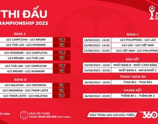 VIDEO Xem trực tiếp bóng đá U23 Đông Nam Á 2023, U23 Việt Nam (VTV5, VTV6 cũ, VTV Cần Thơ)