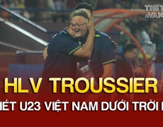 HLV Troussier hò hét, chỉ đạo U23 Việt Nam liên tục dưới trời mưa | Vòng loại U23 châu Á