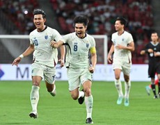 Highlights Singapore - Thái Lan  AFF Cup 2024: Thái Lan giành vé bán kết đầu tiên