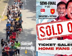 AFF Cup 2024: Cháy vé trận bán kết trận Việt Nam vs Singapore 
