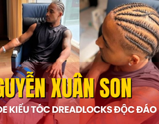 Xuân Son dù chấn thương vẫn khoe kiểu tóc Dreadlocks độc đáo đón Tết Việt Nam đầu tiên