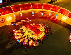 Hồn thiêng Đất Việt: Ấn tượng tác phẩm đạt giải Nhất cuộc thi Lễ hội đèn lồng quốc tế Ocean