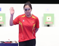 Trịnh Thu Vinh đoạt cú đúp HCV tại Giải bắn súng vô địch Đông Nam Á