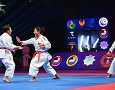 Đội tuyển Kata nữ Việt Nam nâng cao trình độ sau giải Serie A 