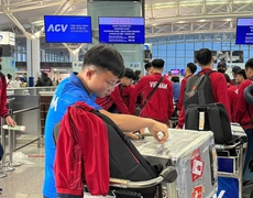 Đội tuyển U22 Việt Nam sang Trung Quốc dự giải CFA Panda Cup 2025