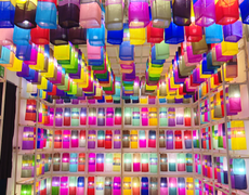 Khám phá vẻ đẹp lung linh của đèn lụa Jinju