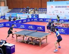 Khởi tranh Giải bóng bàn Báo Hà Nội Mới mở rộng năm 2025