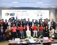 Ủy ban Paralympic Việt Nam công bố chuỗi giải pickleball cho người khuyết tật