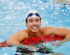 Em trai Ánh Viên lần đầu giành HCV SEA Games 