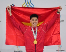 Karate Việt Nam lập 'hat-trick' vàng tại SEA Games 33 