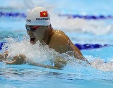 Màn nước rút thần tốc của Thanh Bảo ở nội dung 200m ếch nam