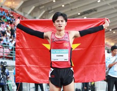 Nguyễn Trung Cường mang về tấm HCV thứ 7 cho điền kinh Việt Nam