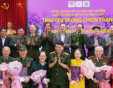 Hàng trăm tác phẩm 'người thật việc thật' tham dự cuộc vận động viết 'Tình yêu trong chiến tranh'