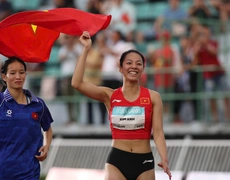 Tài năng trẻ Bùi Kim Anh chinh phục tấm HCV nhảy cao trong lần đầu tiên tham dự SEA Games