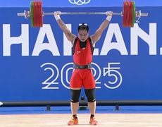 Lực sĩ Nguyễn Quốc Toàn giành HCB cử tạ hạng cân 88 kg nam ở SEA Games 33