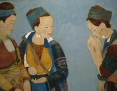 Vẻ đẹp thanh tao mà lộng lẫy trong tranh sơn mài của họa sĩ Nguyễn Thị Quế