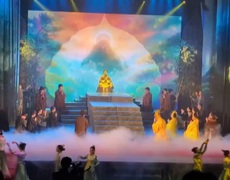 Vở diễn ‘Trần Nhân Tông’: Khi xiếc và cải lương cùng kể chuyện lịch sử