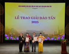 Giải thưởng Đào Tấn 2025 vinh danh 9 cá nhân và 5 tập thể