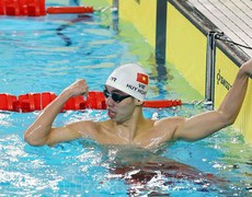 Kình ngư Huy Hoàng sẽ được thi đấu tại bể bơi đẳng cấp quốc tế tại SEA Games 33