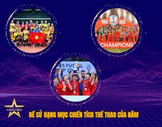 GIẢI CỐNG HIẾN 2025: Cạnh tranh quyết liệt ở hạng mục Chiến tích thể thao của năm