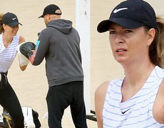 Maria Sharapova quay lại tập luyện boxing sau 3 năm