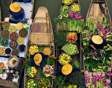 Tái hiện không gian chợ nổi Ngã Bảy