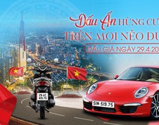 Đấu giá biển số mang Dấu ấn hùng cường! 