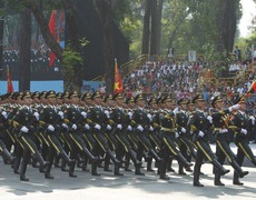 Quân đội Trung Quốc, Lào và Campuchia tham gia diễu binh, diễu hành