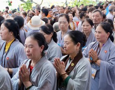 Hàng ngàn người vào chiêm bái xá lợi trái tim Bồ tát Thích Quảng Đức