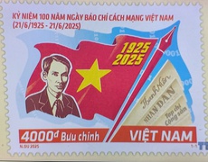 Ra mắt bộ tem kỷ niệm 100 năm Báo chí cách mạng Việt Nam 