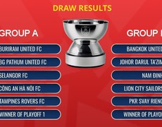 Thách thức cho CLB Nam Định và Công an Hà Nội ngay từ vòng bảng Cúp CLB Đông Nam Á 