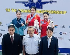 Bắn súng Việt Nam khởi đầu ấn tượng tại giải vô địch châu Á 2025