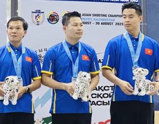 Đội tuyển bắn súng Việt Nam giành thêm HCĐ tại giải vô địch châu Á 2025
