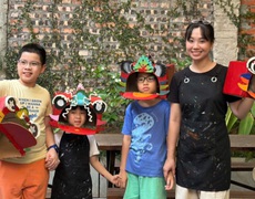 Workshop "Mô hình đầu lân" mang không khí rộn ràng mùa Trung Thu