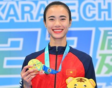 Karate Việt Nam giành 2 HCV xếp hạng 5 chung cuộc tại giải trẻ châu Á 2025
