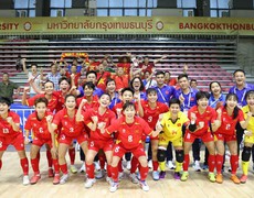 Tuyển futsal nữ Việt Nam lọt Top 4 đội xuất sắc nhất thế giới