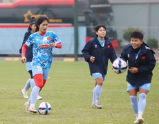 Đội tuyển nữ Việt Nam tăng tốc rèn luyện hướng tới VCK châu Á 2026