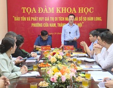 Bảo tồn và phát huy giá trị di tích ngôi nhà 5D Hàm Long