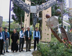 Không gian nghệ thuật đương đại sáng tạo từ xác máy bay và vỏ bom tại Bảo tàng Hà Nội