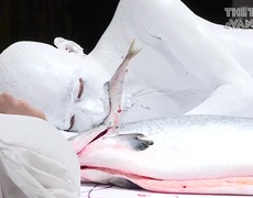 Màn trình diễn táo bạo của nghệ sĩ Lê Nguyên Mạnh