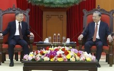 Tổng Bí thư Tô Lâm tiếp Trưởng Ban Tuyên truyền Trung ương Đảng Cộng sản Trung Quốc Lý Thư Lỗi